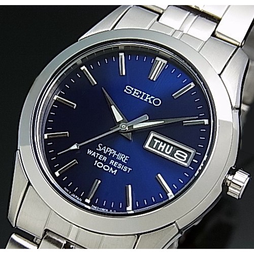 Seiko SGG717P1 Quartz Analog Day & Date Sapphire Blue Dial Stainless Steel  Men's Watch | Shopee Malaysia