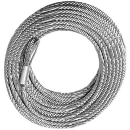 Galvanised Steel Winch Cable 9.5mm x 25m up to 17000lbs - Rope Wire 4X4 25 meter