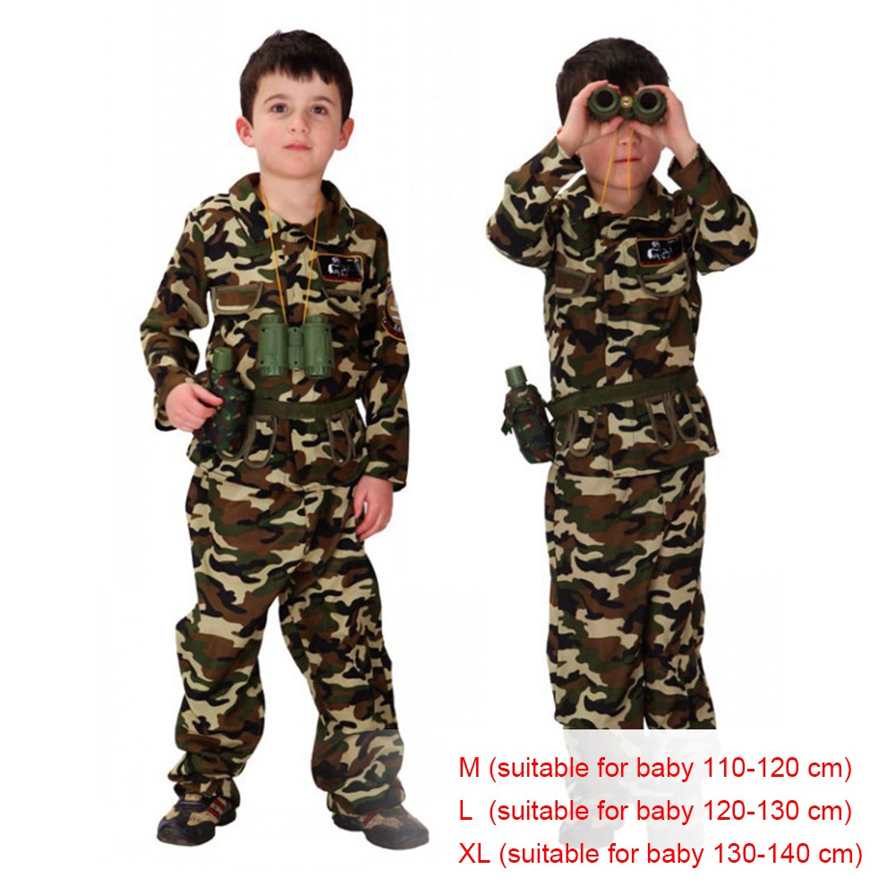 army dress up child