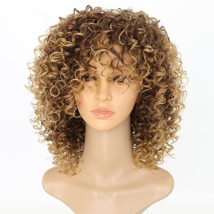 Fashion Short Afro Kinky Natural Curly Wavy Hair Extensions Natural Curly