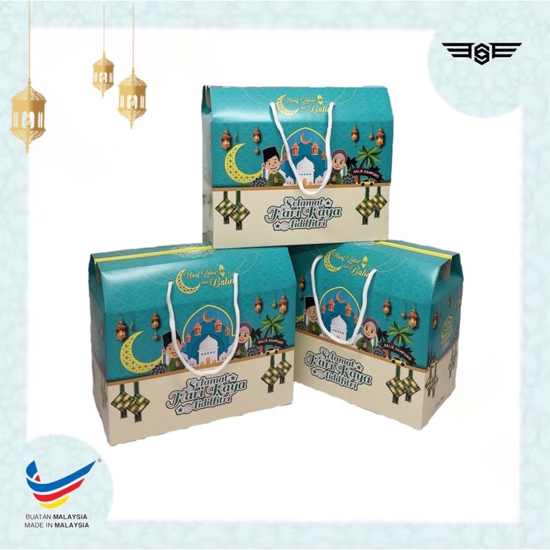 Raya Gift Box Hari Raya box 2022 /Raya box/packaging/paper box | Shopee ...