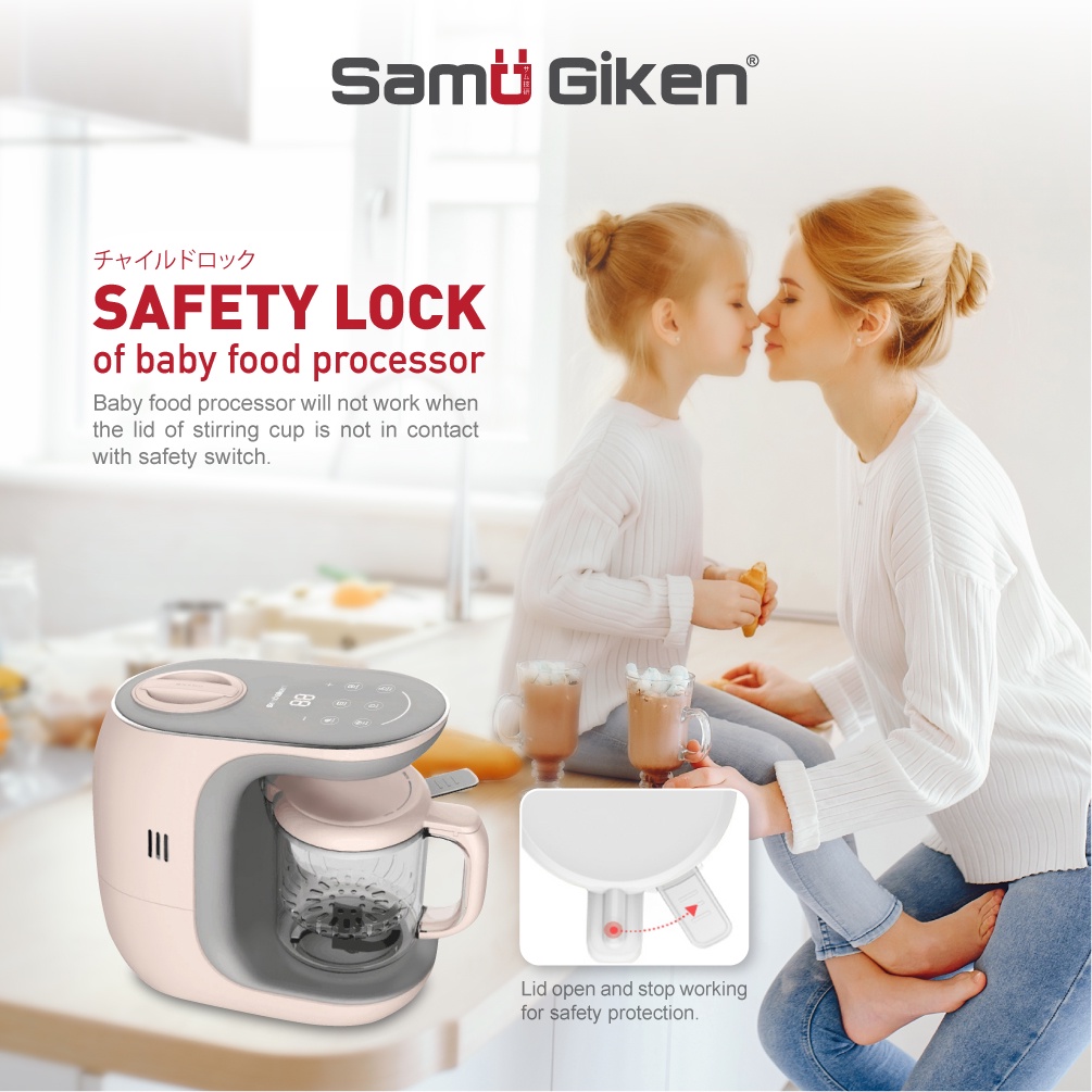 Samu Giken 5 In 1 Smart Digital Premium Baby Food Processor Heating