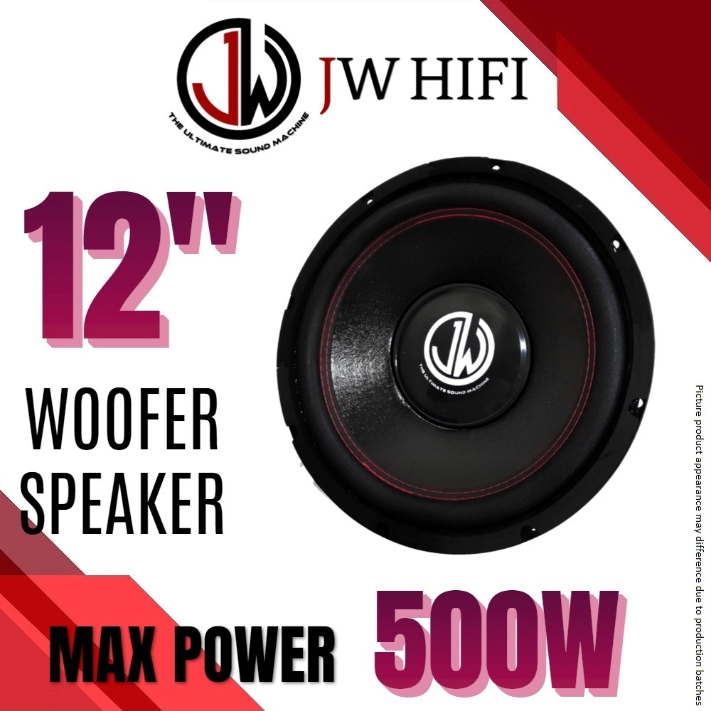 Jw Hifi Woofer 12 Inch Woofer Speaker 12 Inch Car Woofer Woofer Set Kereta Woofer