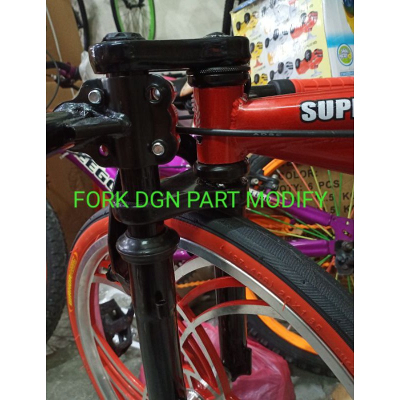 Fork Double Basikal Kroni