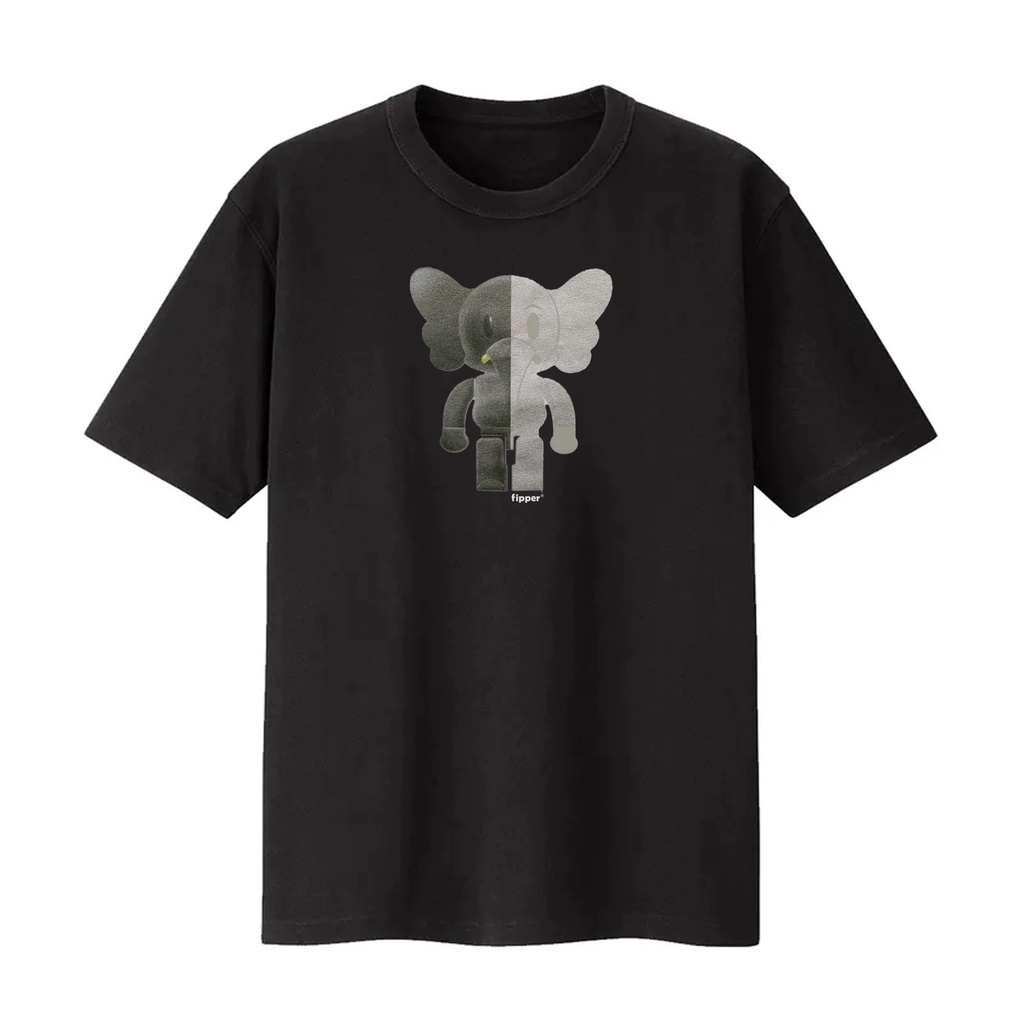 Fipper T-Shirt Elphie in Black for Men and Women