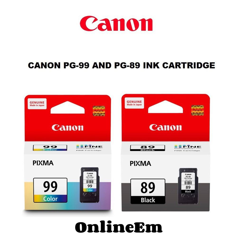 Canon PG89 CL99 Ink Cartridges (E560) Shopee Malaysia