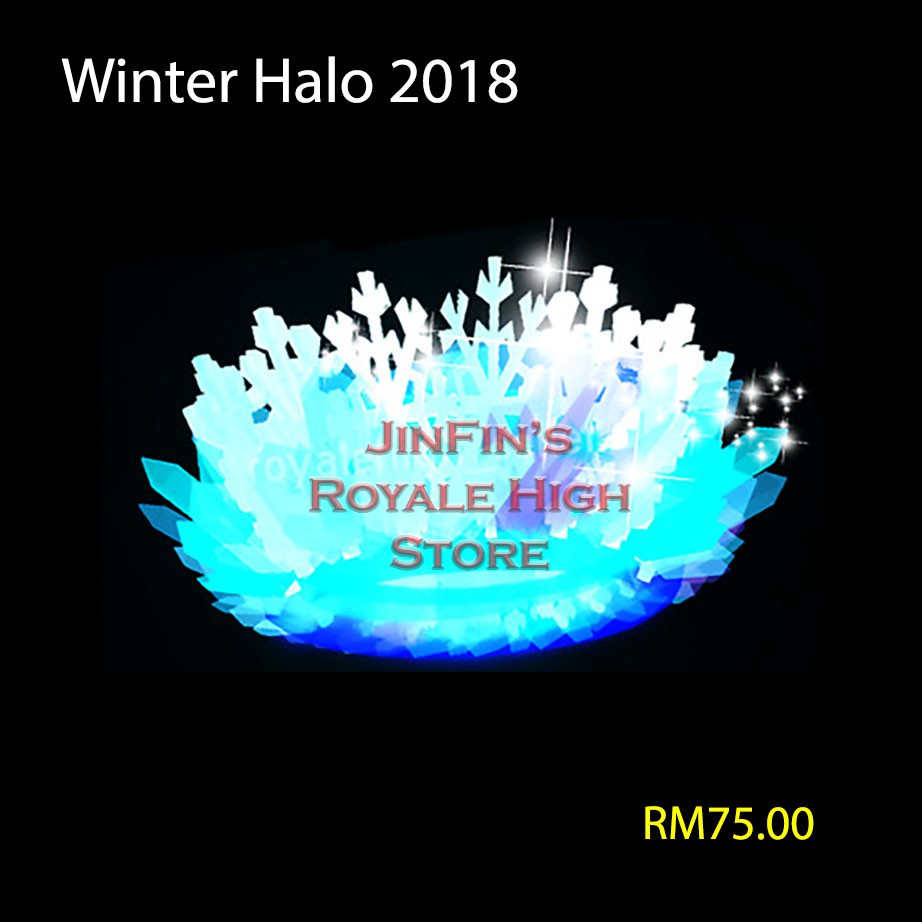 Local Stock Royale High Winter Halo 18 Shopee Malaysia