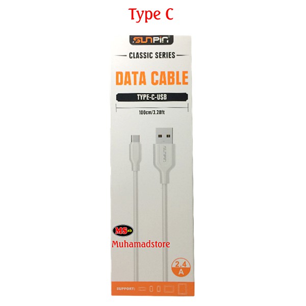 SUN PIC Data USB Cable/Type-C /i-phone/ Micro-USB