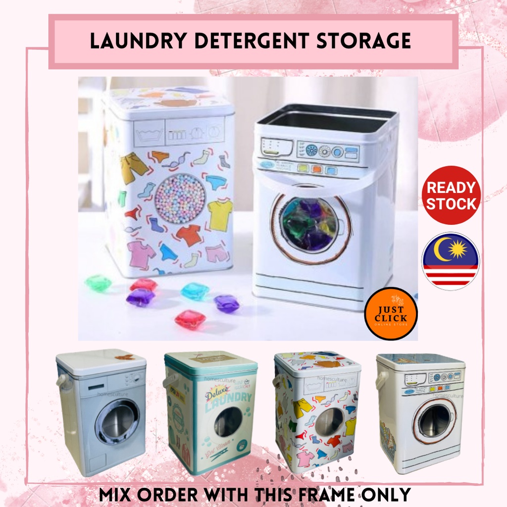 Bekas Letak Sabun Basuh Baju Laundry Detergent Powder Storage Detergent