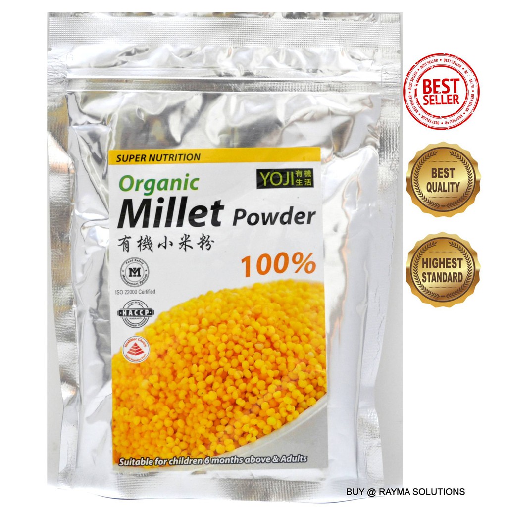 MH FOOD Organic Millet Powder, Super Nutrition, 6 months above and adults 300g