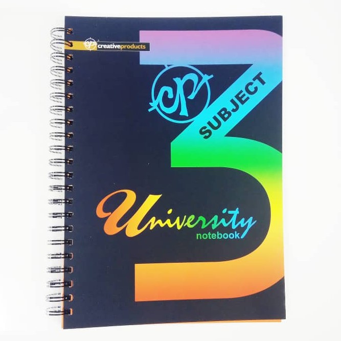 A5 & A4 University Notebook (5 Subject Notebook 3 Subject notebook