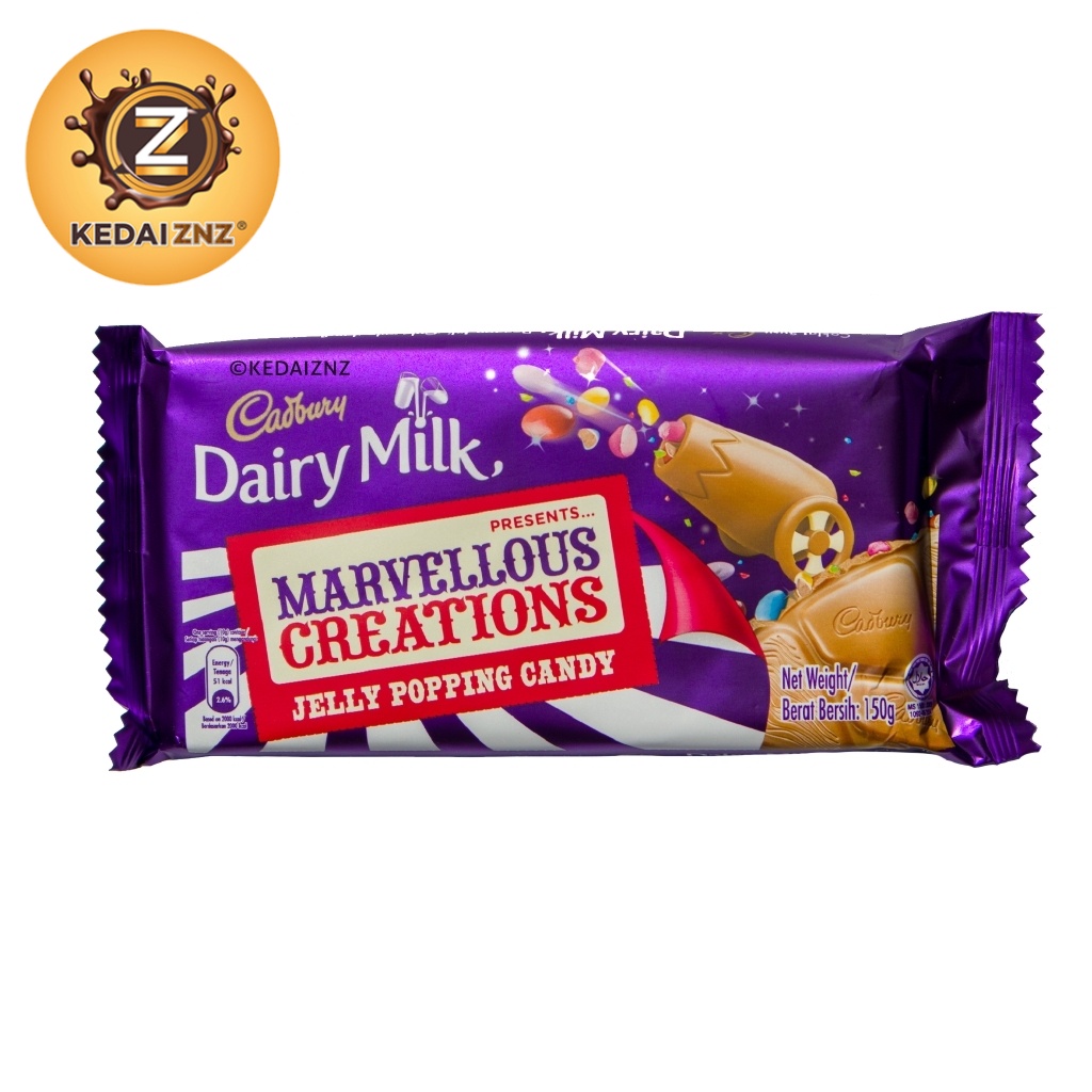 Chocolate Cadbury Dairy Milk Marvellous Creations JELLY POPPING CANDY