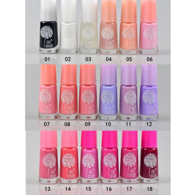 🇲🇾BK NAIL POLISH PEEL OFF 1-27 7ml (ready stock code01 to code114 ...