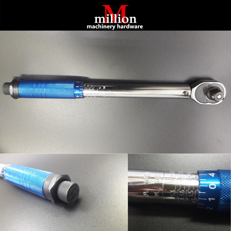 Millionhardware Made In Taiwan Werte 1 2 5 60nm Adjustable Torque Wrench Shopee Malaysia