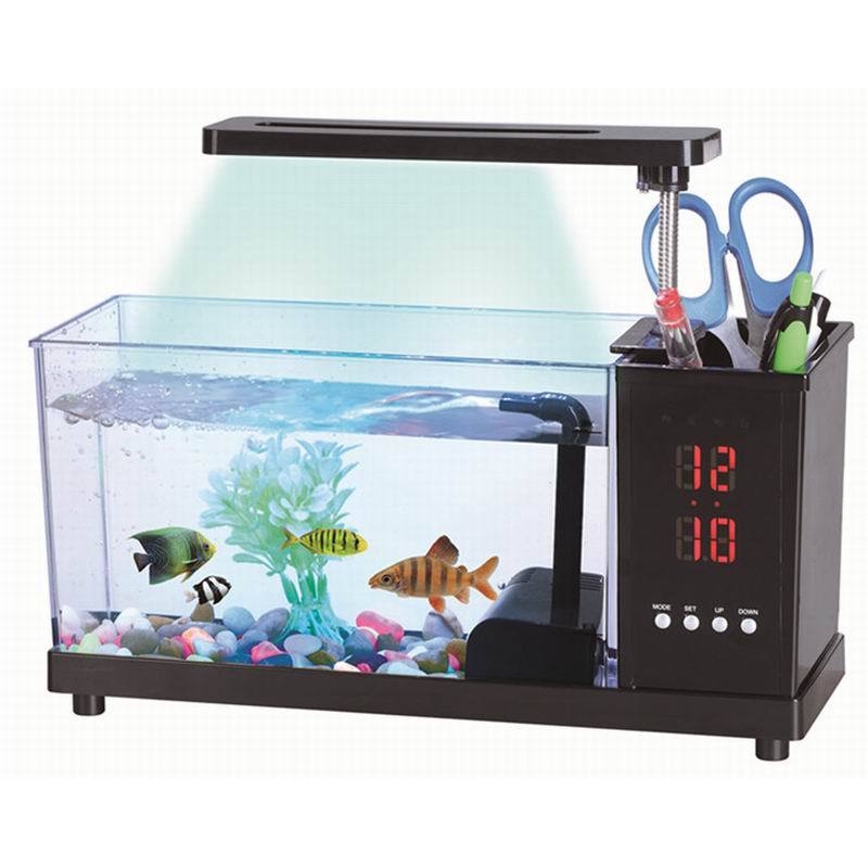 Multi Function Desktop Usb Mini Led Aquarium Office Home Fish Tank