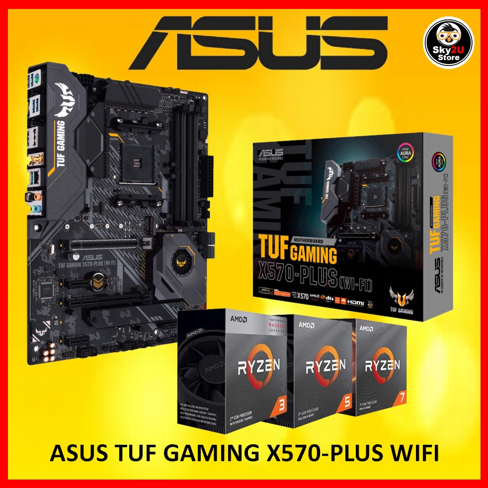 ASUS TUF GAMING X570PLUS WIFI AMD X570 Motherboard Shopee Malaysia