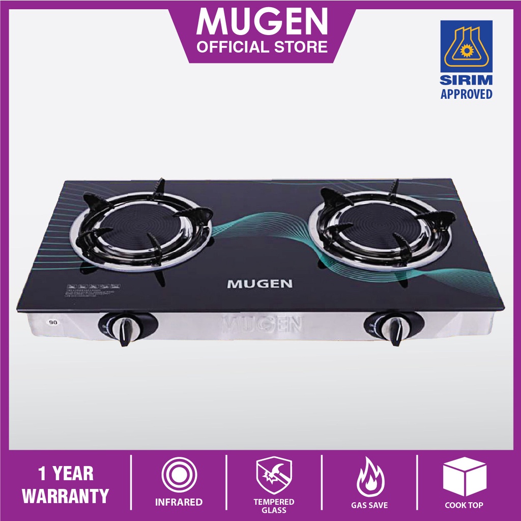 Mugen Glass Top Infrared Gas Cooker Shopee Malaysia