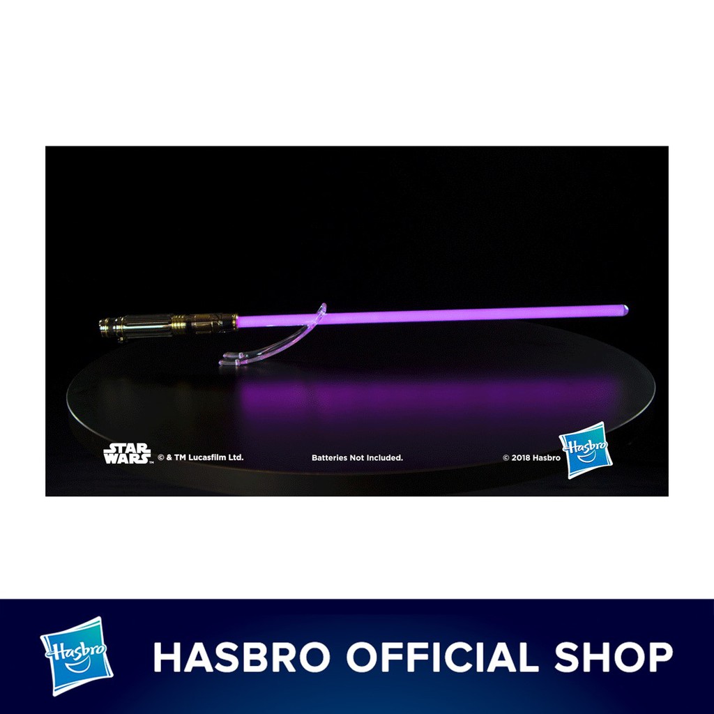 hasbro mace windu lightsaber