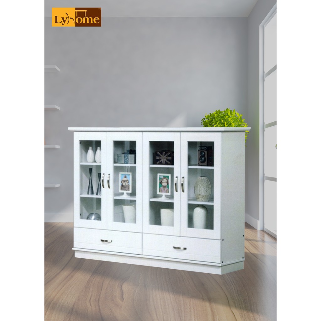 LYHOMEFBFSC505Bookcase/book rack with drawers/almari buku/book shelf/shelving racks/swing