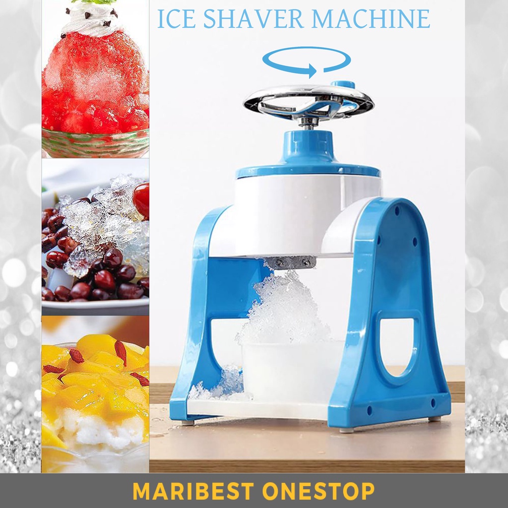 ICE SHAVER MACHINE Ice Crusher Hand Ice Maker Crusher Ice Kacang ABC