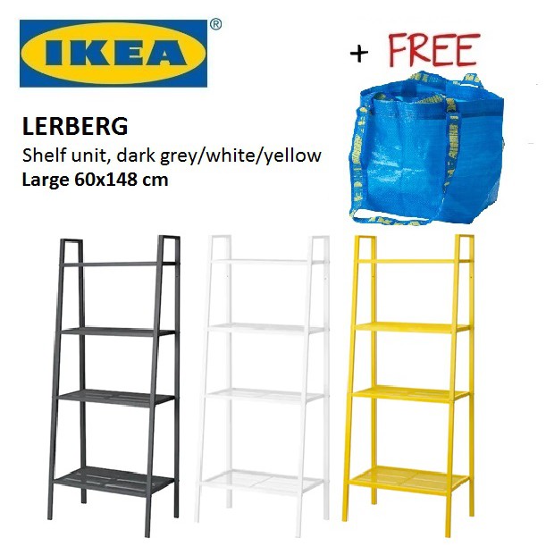  IKEA  LERBERG Shelf Rak  Besi  IKEA  Large 60x148cm 
