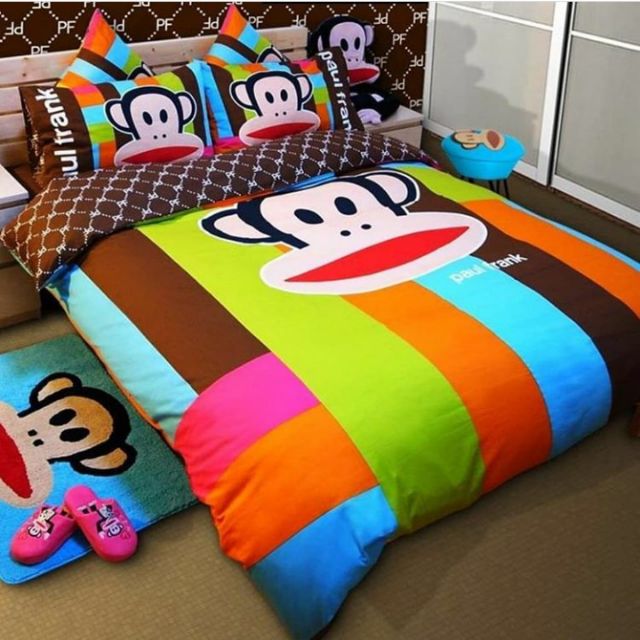 Set Cadar Dan Comforter Paul Frank 6in1 King Size Shopee Malaysia