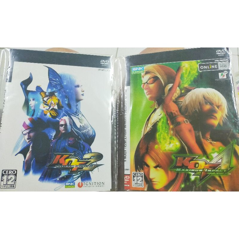 PS2 Game The King of Fighter Regulations A & The King of Fighter Maximum Impact 2 (Used)