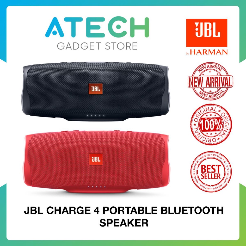 JBL CHARGE 4 Portable Bluetooth Speaker Built in Battery , Waterproof