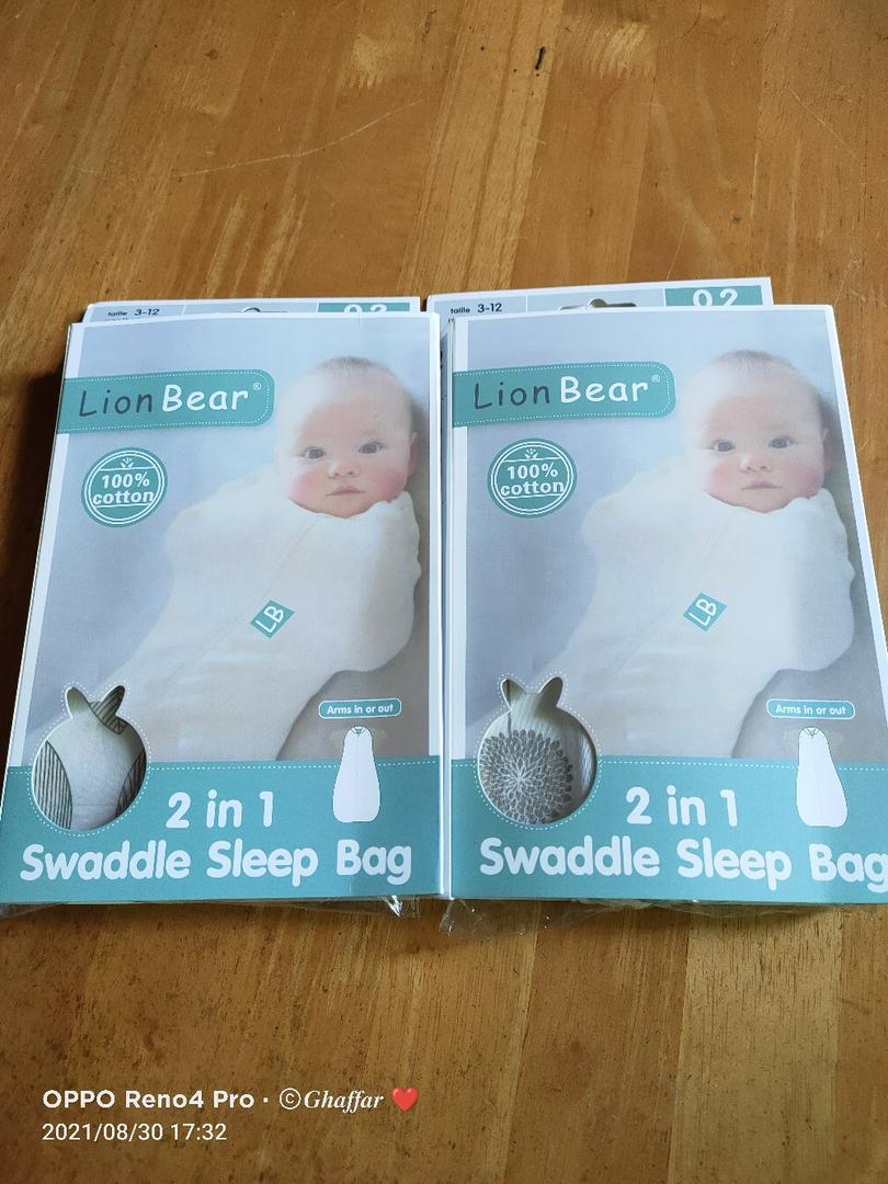 bonbonPomme 2 Pack Sleeveless Cotton 2-Way Zipper Baby Wearable Blanket Sleeping Bag Sack Animal Garden 12-18 Months 