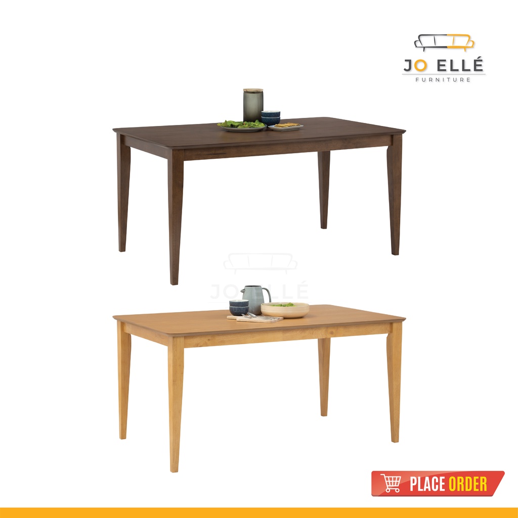 Jo ELLE Amelia 1.5M Dining Table / Meja Makan Besar / Solid Wood
