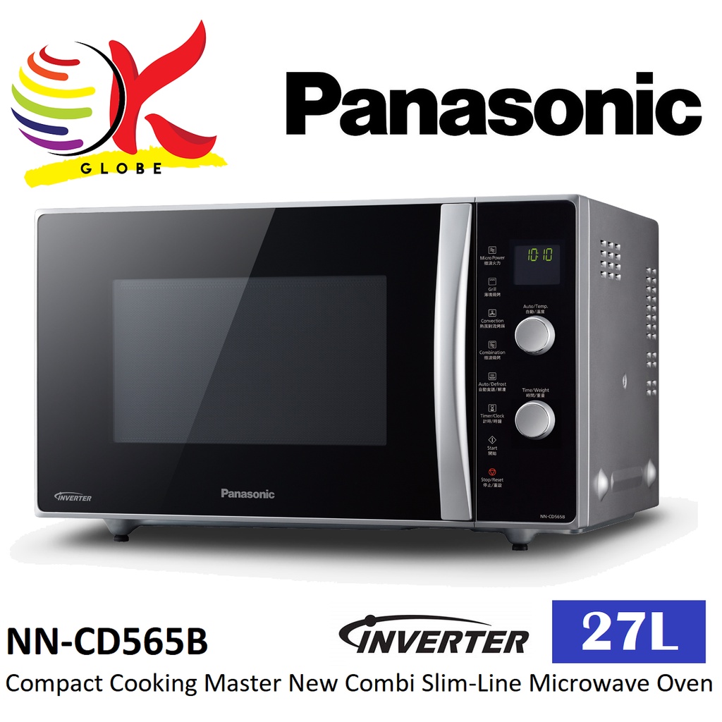 PANASONIC NNCD565B 27L INVERTER CONVECTION MICROWAVE OVEN WITH 25