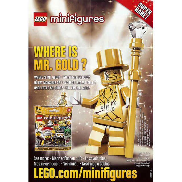 lego series 10 mr gold