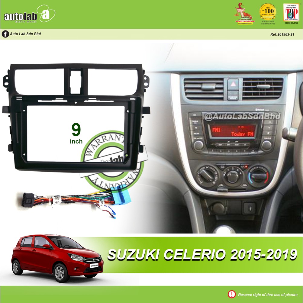 Android Player Casing 9" Suzuki Celerio 2015-2019 ( with Socket Suzuki CB-126 )