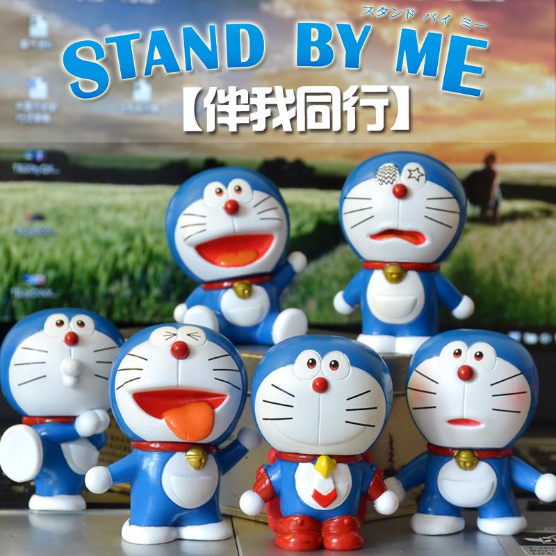 6pcs/lot Doraemon Mini Action Figure Dolls Stand By Me ...