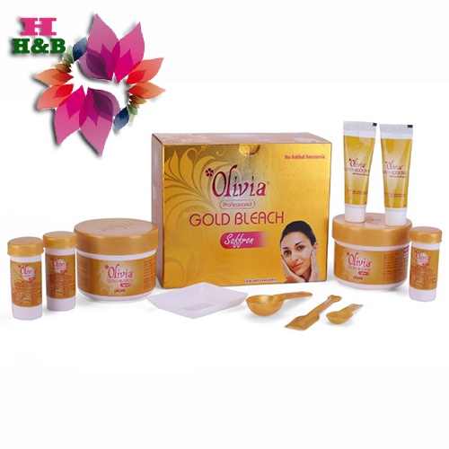 Olivia Gold Saffron Bleach For Radiant Skin 325g Ready Stock Shopee