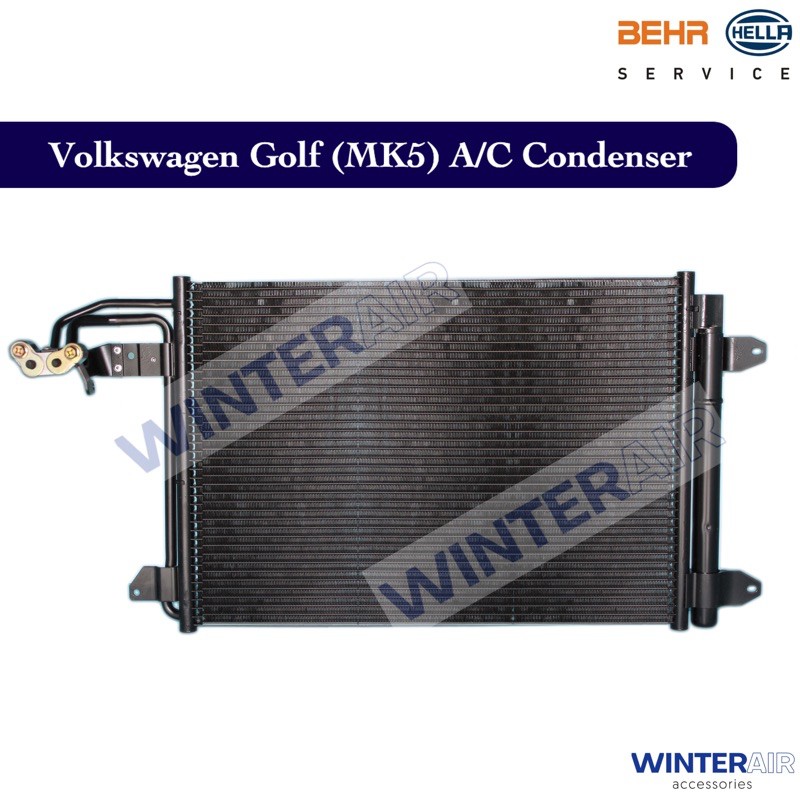 • Volkswagen Golf MK 5 / MK 6 • Air Cond Condenser with Receiver Drier (Original) • Winter Air •
