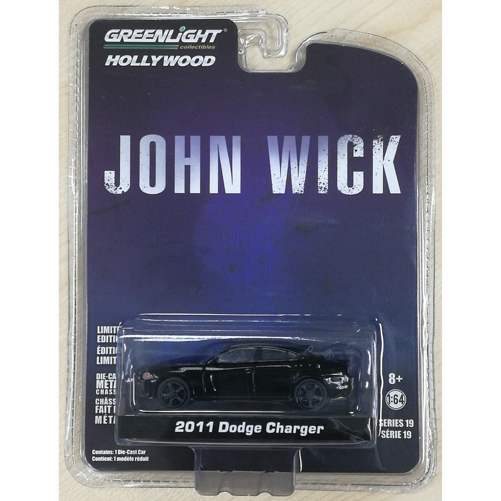 GreenLight 1:64 2011 Dodge Charger [Hollywood John Wick] | Shopee Malaysia