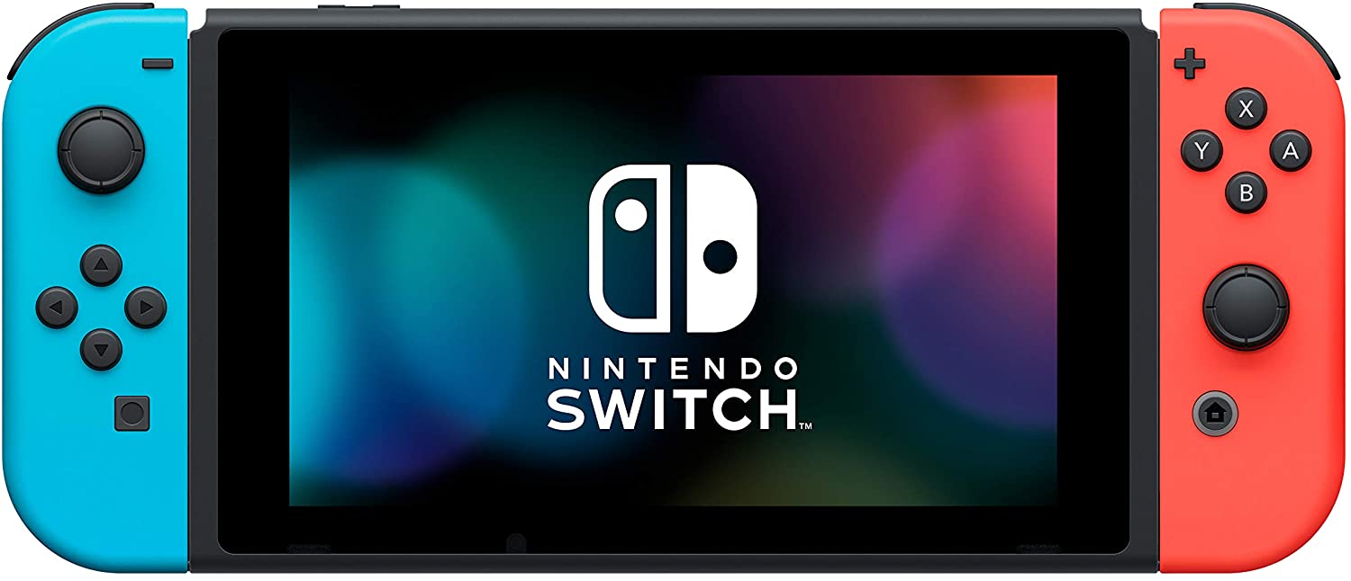 Nintendo Switch V2 Enhanced Console Neon Red Blue Joy Con Maxsoft Shopee Malaysia
