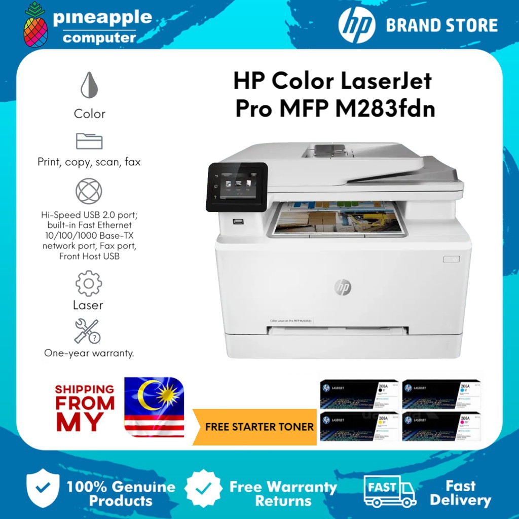 laserjet pro mfp m283fdn