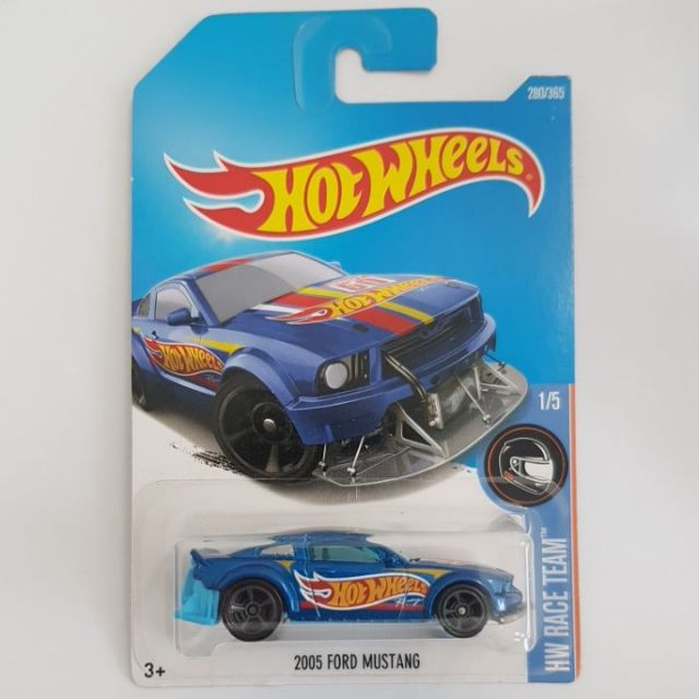 hot wheels blue mustang