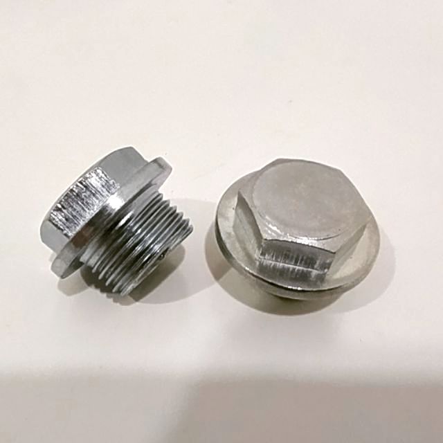 Exhaust Oxygen O2 Sensor M18 X 1.5mm Hex Nut Block Plug Bolt Screw 1Pcs