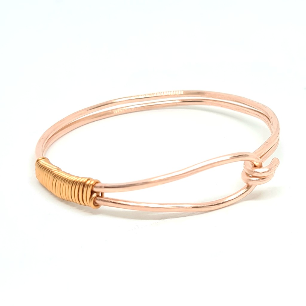 Handcrafted Pure Copper Bangle / Bracelet - Copper Jewelry