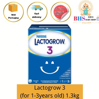 Lactogrow 3 Follow up Formula (1-3years old)  1.3 kg