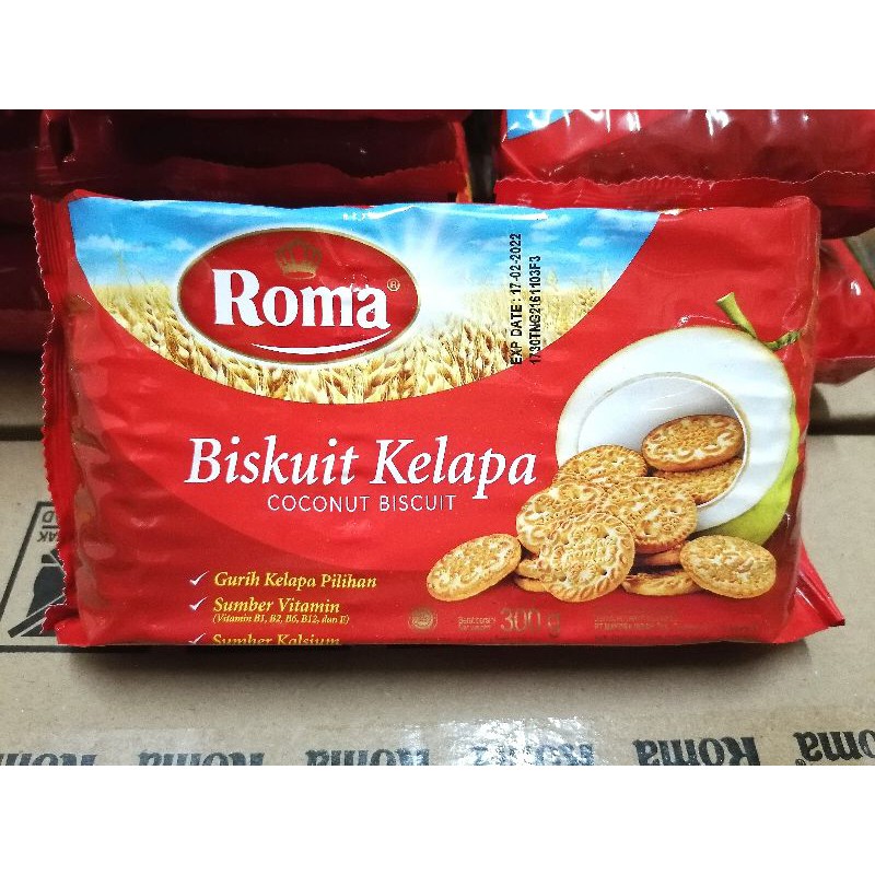 Ready Stock Roma Biskut Kelapa 300g