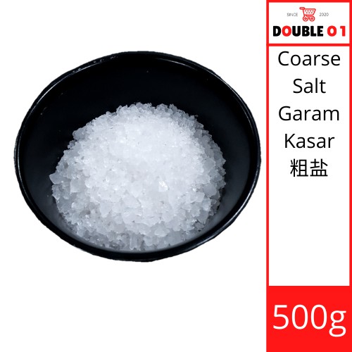 Garam Kasar Garam Halus Garam 粗盐 细盐 Salt Coarse Salt Fine Salt 500g Shopee Malaysia