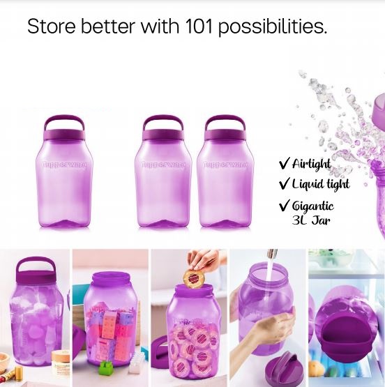 *Viral* 3L Jug Jar Botol Tupperware / Original Tupperware Universal Jar 3L