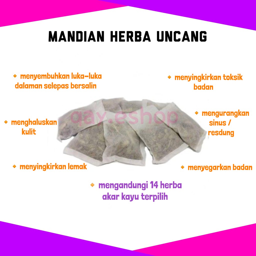 mandian herba selepas bersalin