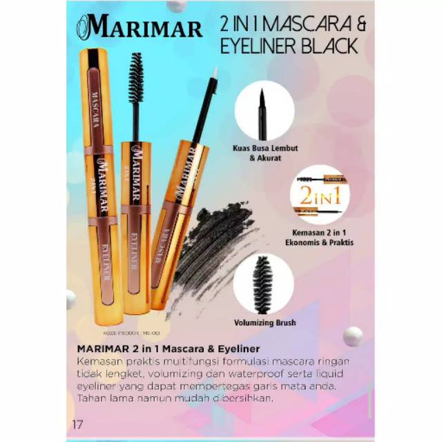 Marimar 2in1 mascara & eyeliner
