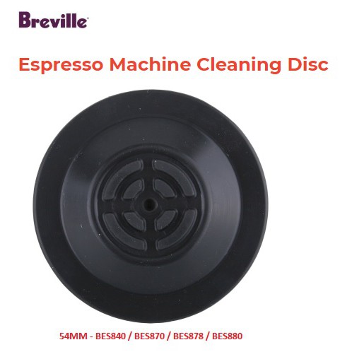 Genuine OEM Breville 54mm Silicone Rubber Espresso Grouphead Head Cleaning Disc 