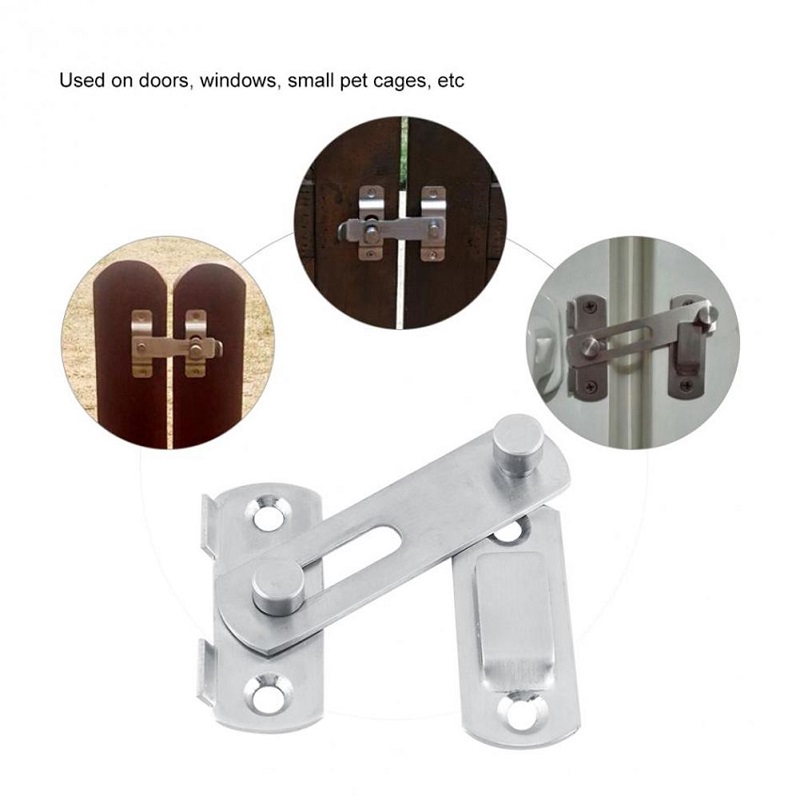 Hasp Latch Lock Sliding Door Convenience Window Cabinet Locks Door